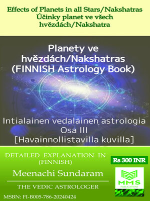 cover image of Planeettojen vaikutukset kaikissa tähdissä/nakshatroissa (Finnish)